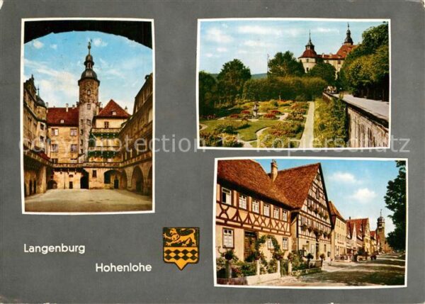 Hohenlohe Bopfingen Langenburg Turnierhof Schlossgarten Hau