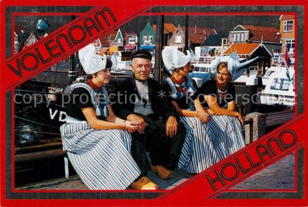 Volendam Tracht Hafen
