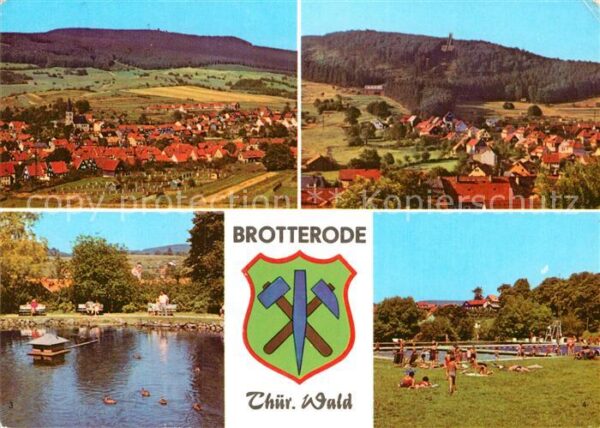 Brotterode Gr. Inselsberg Schanze Schwimmbad