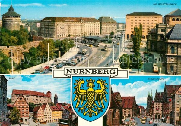 Nuernberg Hauptbahnhof Königstrasse Burg