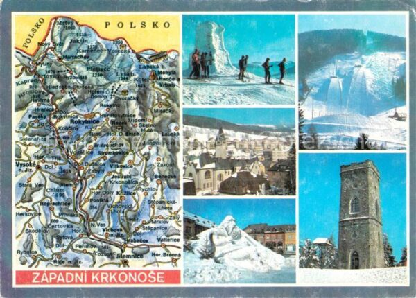Rokytnice nad Jizerou Snehovy Krakonos na namesti Jilemnici