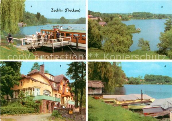 Zechlin Flecken Dampferanlegestelle Erholungsheim Elsen