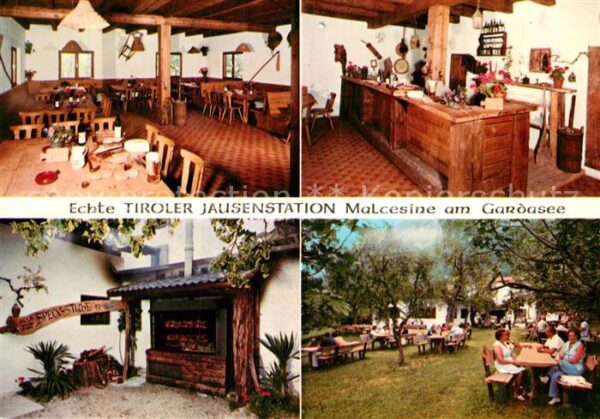 Malcesine Lago di Garda Echte Tiroler Jausenstation