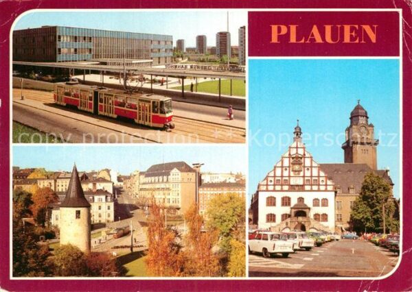 Plauen Vogtland Oberer Bahnhof Otto-Grotewohl-Platz Rat
