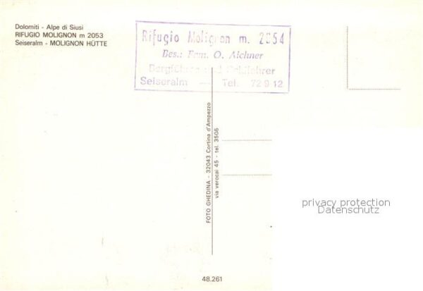 Seiser Alm Dolomiten Rifugio Molignon – Bild 2