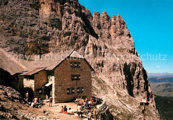Sassolungo Langkofel Rifugio Vicenza