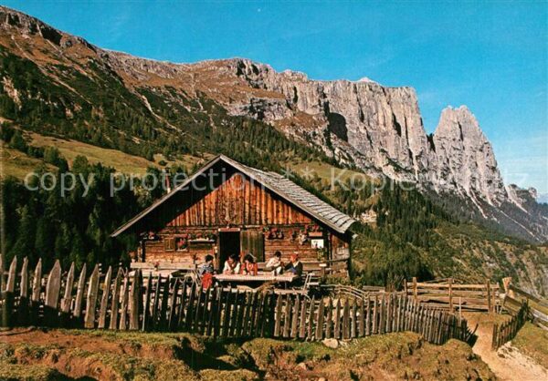 Seiser Alm Dolomiten Saltnerhütte Schlern