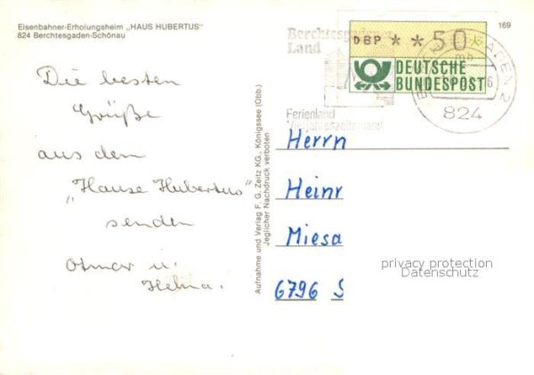 Schoenau Berchtesgaden Erholungsheim Haus Hubertus – Bild 2