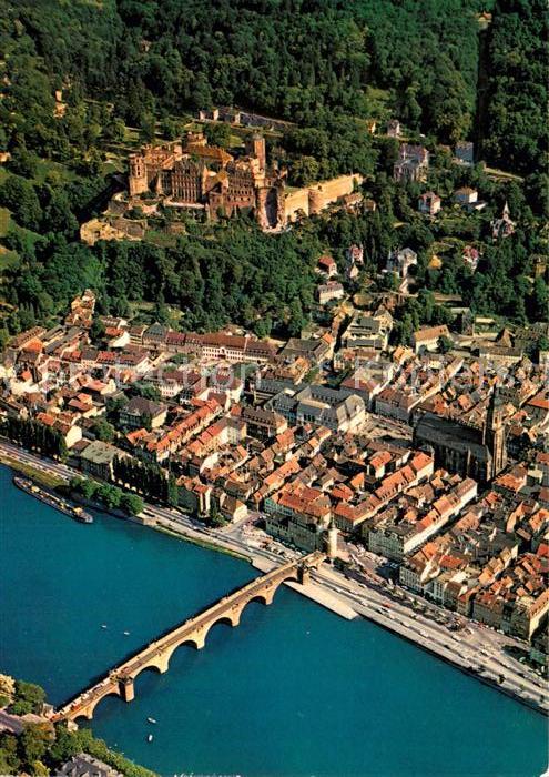 Heidelberg Neckar Schloss Altstadt Alte Brücke Heiliggeis