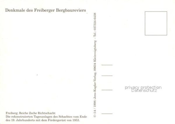 Freiberg Sachsen Rekonstruierten Tagesanlagen des Schach – Bild 2