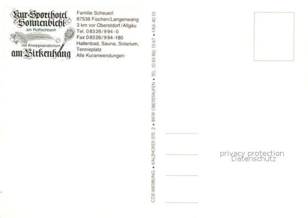 Langenwang Fischen Hotel Sonnenbichl – Bild 2