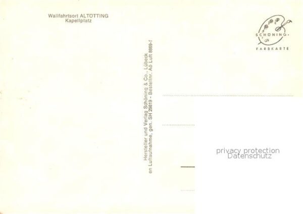 Altoetting Fliegeraufnahme Kapellplatz – Bild 2