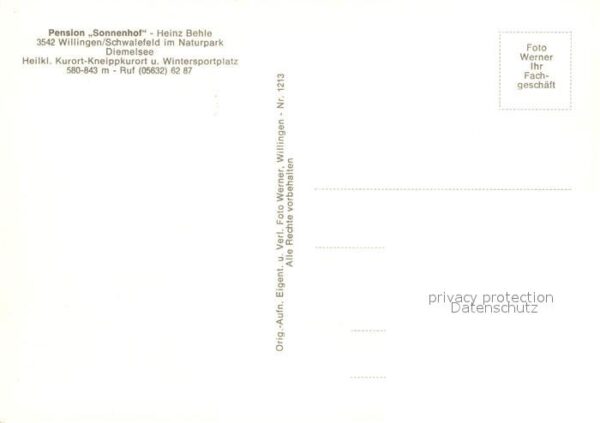 Schwalefeld Pension Sonnenhof – Bild 2