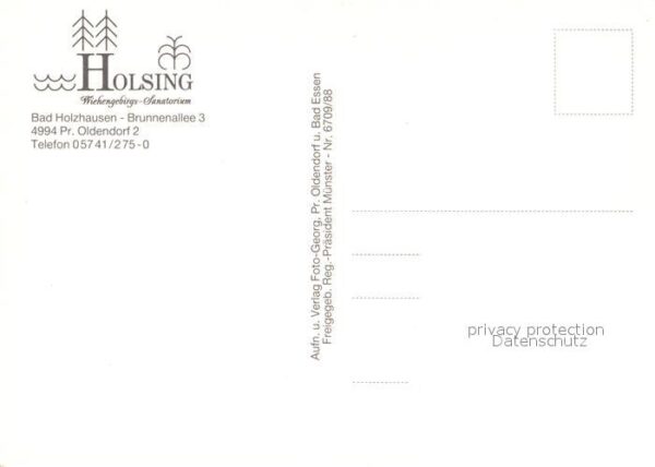 Bad Holzhausen Luebbecke Sanatorium Holsing – Bild 2