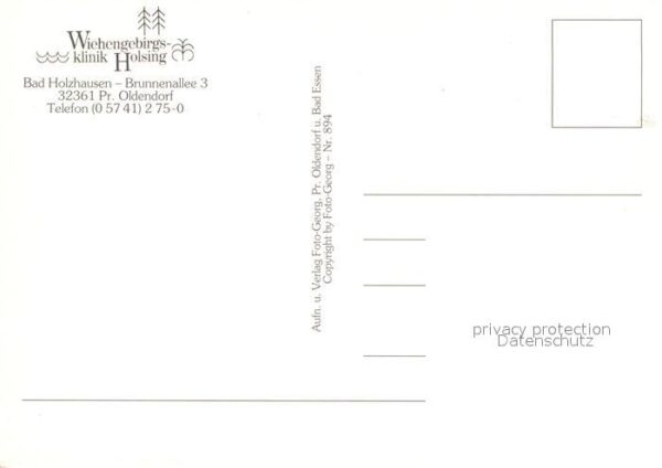 Bad Holzhausen Luebbecke Wiehengebirgsklinik Holsing – Bild 2