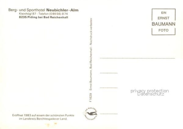 Piding Berghotel Neubichler-Alm – Bild 2