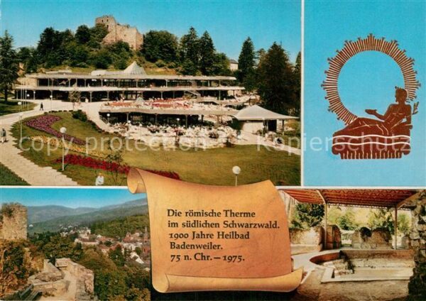 Badenweiler Thermalbad Kurhaus Burgruine