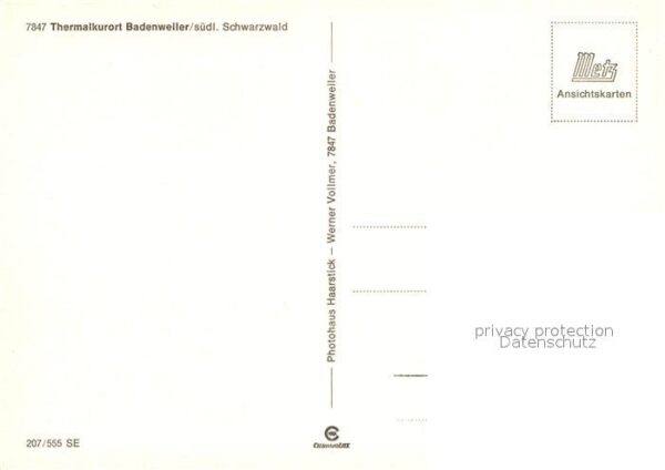 Badenweiler Thermalbad Kurhaus Burgruine – Bild 2