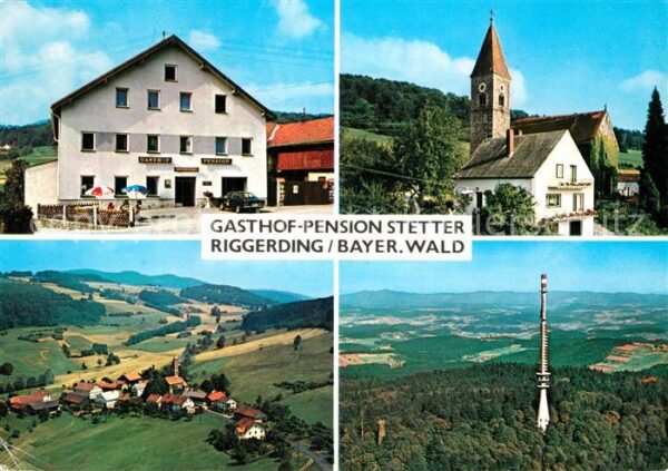 Riggerding Gasthof Pension Stetter Kirche Fliegera