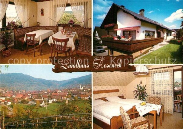 Loffenau Rastatt Landhaus Roseneck Gaststube Zimmer Pano