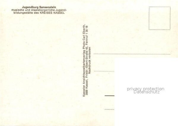 Kassel Jugendburg Sensenstein Details – Bild 2
