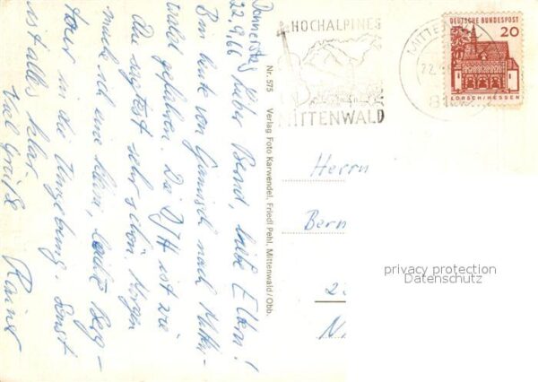 Mittenwald Bayern Terrassen Cafe Hotel Rieger Bozner Wein – Bild 2