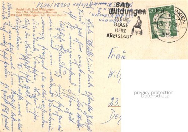 Bad Wildungen Fachklinik Bad Wildungen der LVA Oldenb – Bild 2