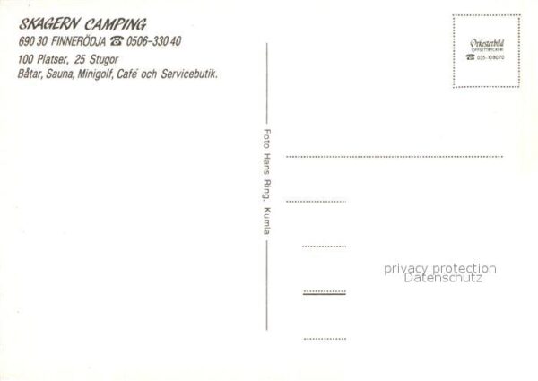 Finneroedja Skagern Camping Batar Sauna Cafe och Se – Bild 2