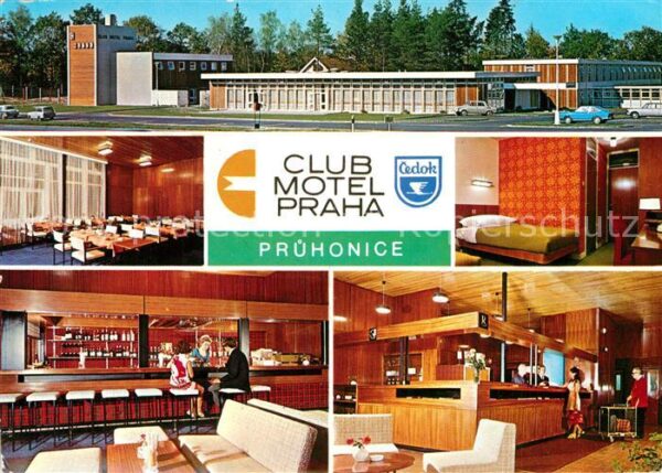 Pruhonice Club Motel Praha Speisesaal Zimmer Bar