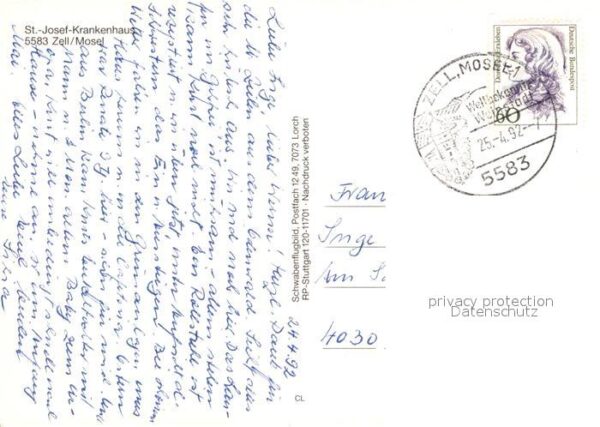 Zell Mosel St Josef Krankenhaus Fliegeraufnahme – Bild 2