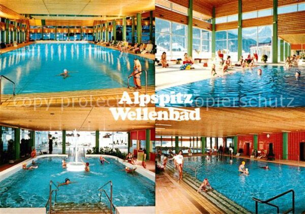 Garmisch-Partenkirchen Alpspitzwellenbad Wellen und Springerbe
