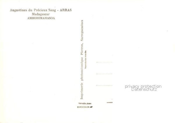 Madagascar Augustines du Precieux Sang Arras – Bild 2