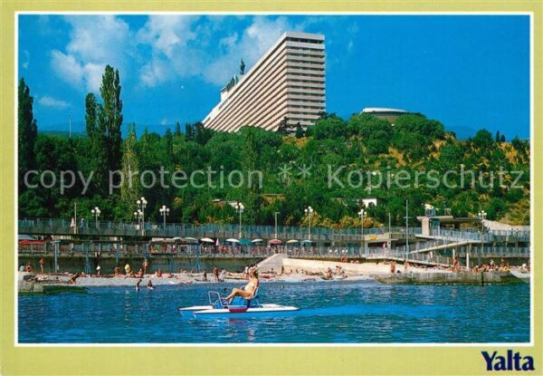 Jalta Yalta Krim Crimea The Yalta Hotel The beach