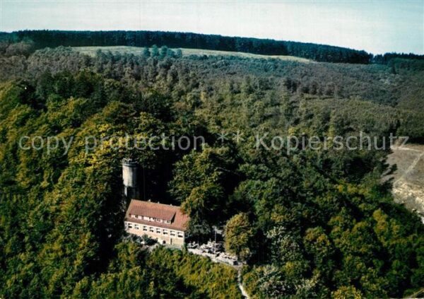 Bad Driburg Iburg mit Sachsenklause Fliegeraufnahme
