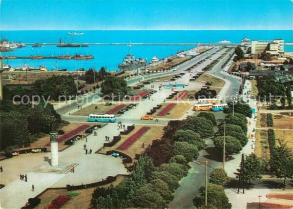 Gdynia Pommern Skwer Kosciuszki i Molo Poludniowe