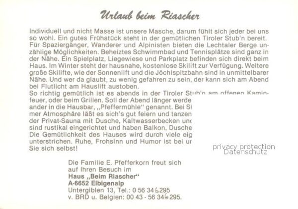 Elbigenalp Beim Riascher Gaststube Bar Panorama – Bild 2