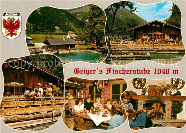 Elbigenalp Geigers Fischerstube Gaststube Kaminzim