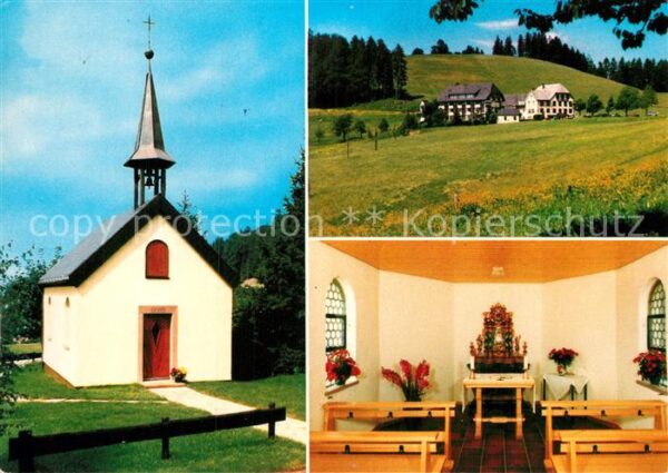 Neuhaeusle Kapelle Inneres Gasthaus Sonne mit Gäst