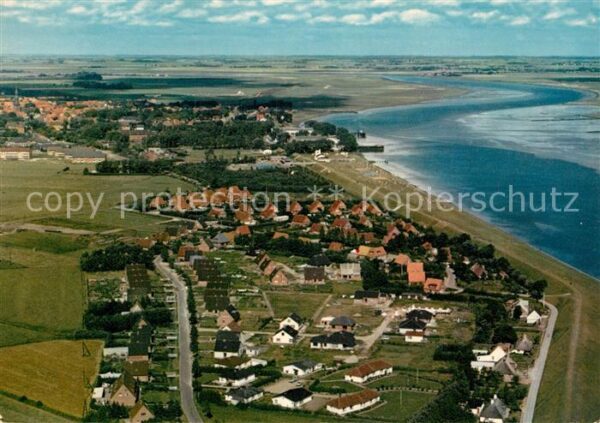 Toenning Nordseebad Fliegeraufnahme