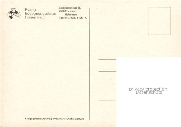 Pforzheim Ev Begegnungsstätte Hohenwart Fliegerau – Bild 2