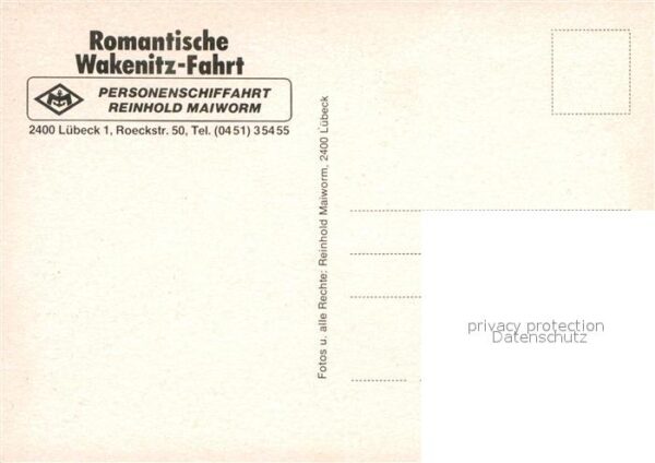 Luebeck Romantische Wakenitz Fahrt Details – Bild 2