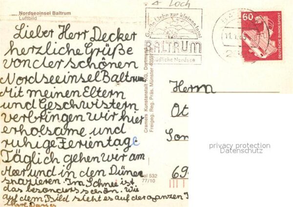 Baltrum Nordseebad Fliegeraufnahme – Bild 2