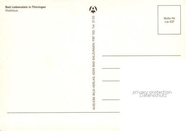 Bad Liebenstein Klubhaus – Bild 2