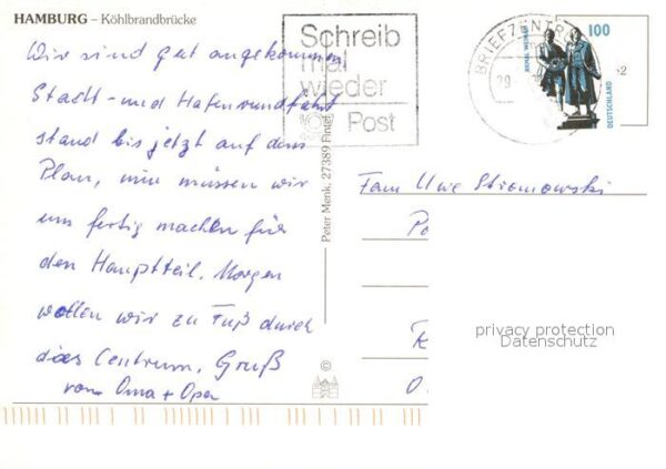 Hamburg Köhlbrandbrücke Fliegeraufnahme – Bild 2