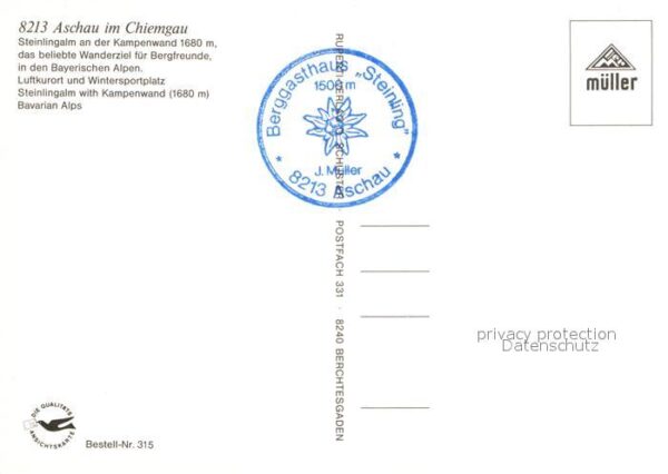 Aschau Chiemgau Steinlingalm an der Kampenwand Grossglo – Bild 2