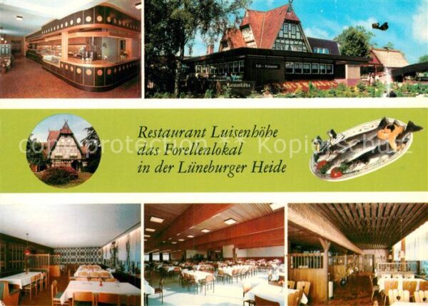 Walsrode Lueneburger Heide Restaurant Luisehöhe Speisesaal Gasträu