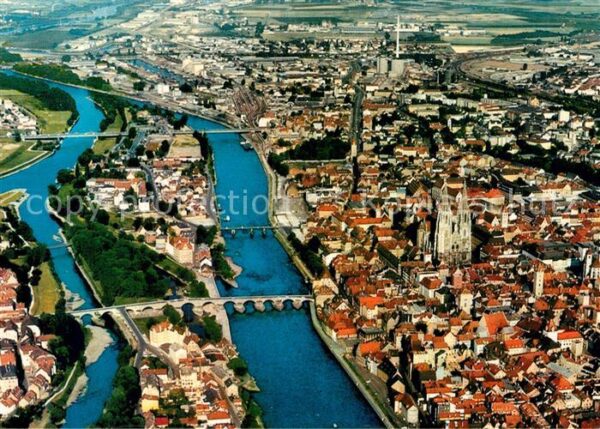 Regensburg Fliegeraufnahme