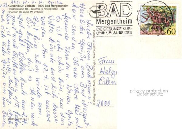 Bad Mergentheim Kurklinik Dr Vötisch – Bild 2