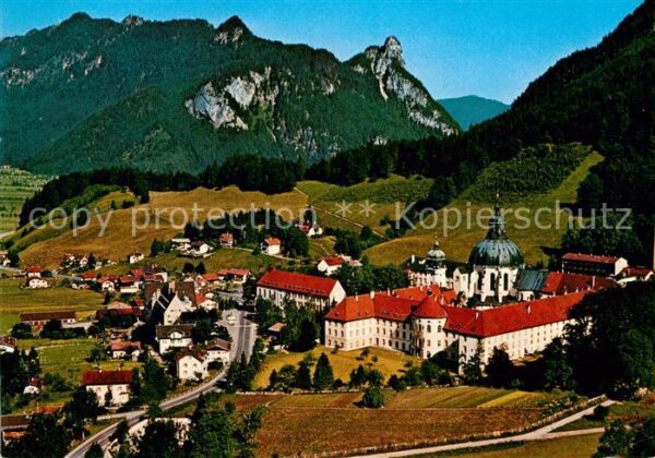 Ettal Benediktinerkloster Ettal Fliegeraufnah