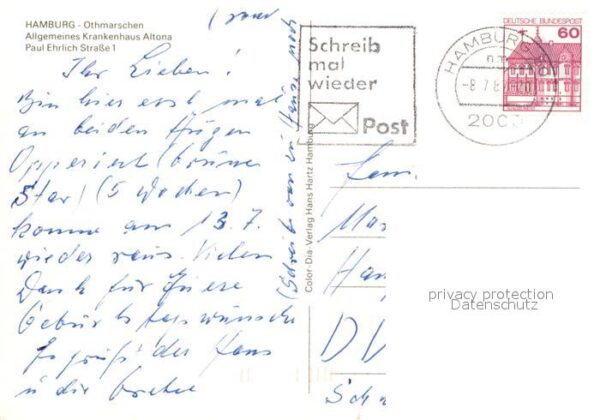 Othmarschen Allgem Krankenhaus Altona – Bild 2